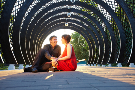 Фотосессия Love Story в парке